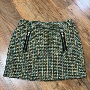 J. Crew Multi Color Tweed Mini